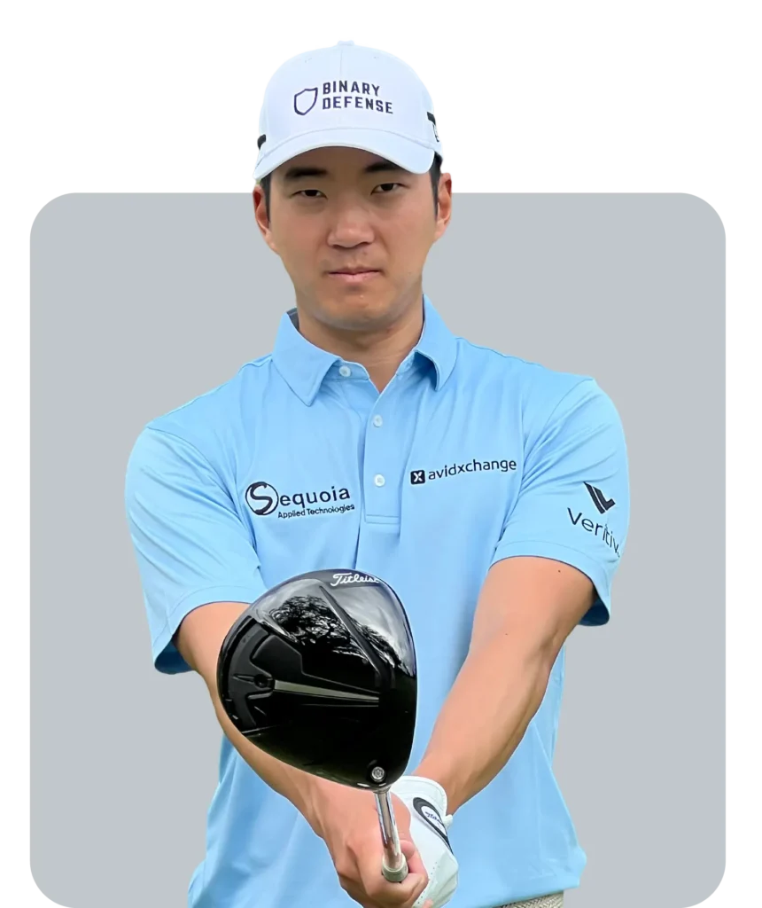 Pro golfer Michael Kim