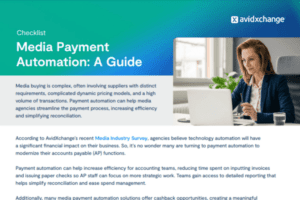 media payment automation checklist