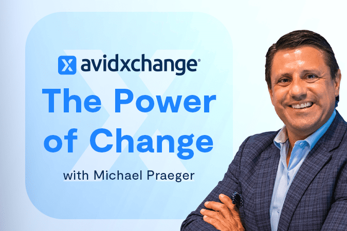 the power of change podcast logo with michael praeger photo